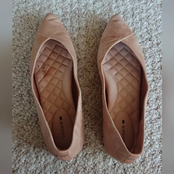 Birdies The Goldfinch ballet flats in a light blush suede size 7.5 - Picture 4 of 14